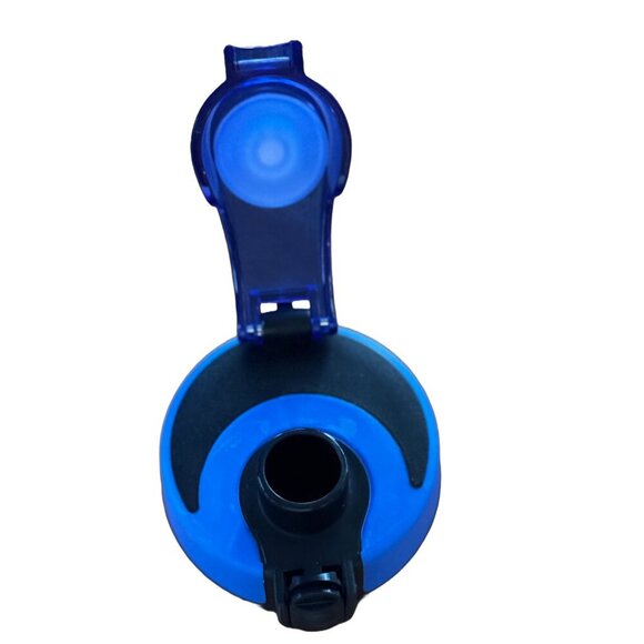 NIB Mayim Motivational Sports Water Bottle Royal Blue w/ strap 32oz - Picture 5 of 6